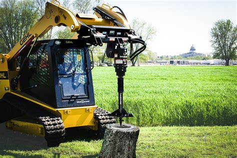 amazon stump augar skid steer|stump planing auger.